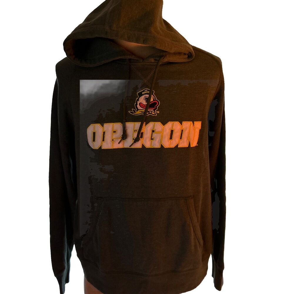 Champion ELITE Mens Oregon Ducks Hoodie XL Extra Large Green Cotton Blend VTG